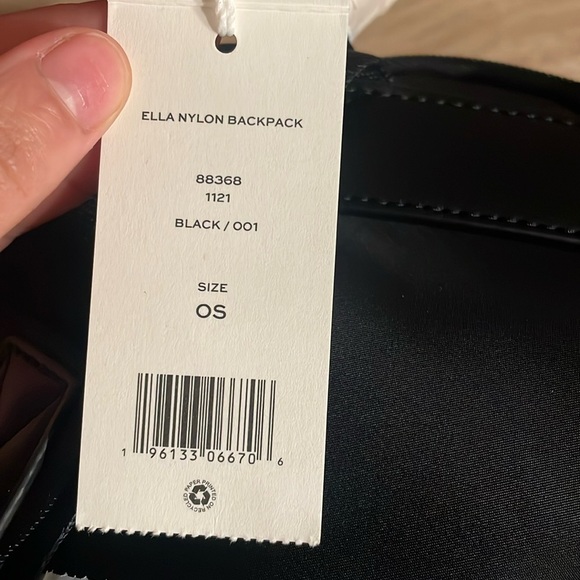 New, authentic nylon tory burch black backpack  883668 - Picture 11 of 12